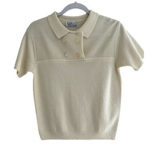 Vintage 60’s Exmoor Dimmer Skimmer Top Yellow